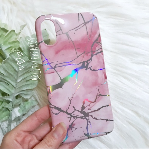 Iphone Case - Pink Marble Lighting - Picture 4 of 6